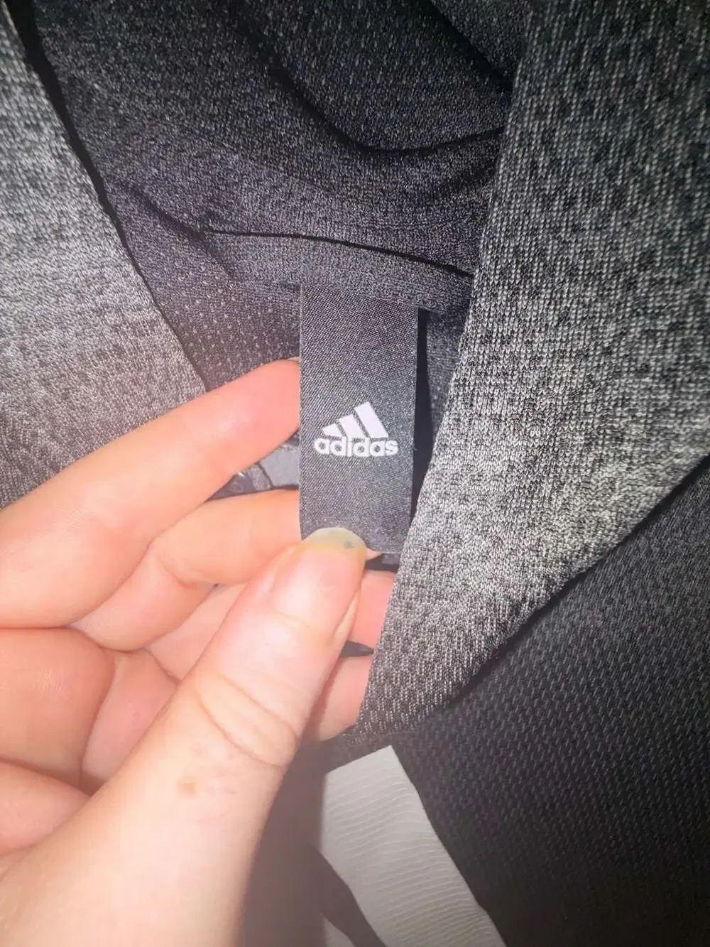 Adidas Men's Charcoal Gray Team Issue Badge of Sport Pullover Hoodie